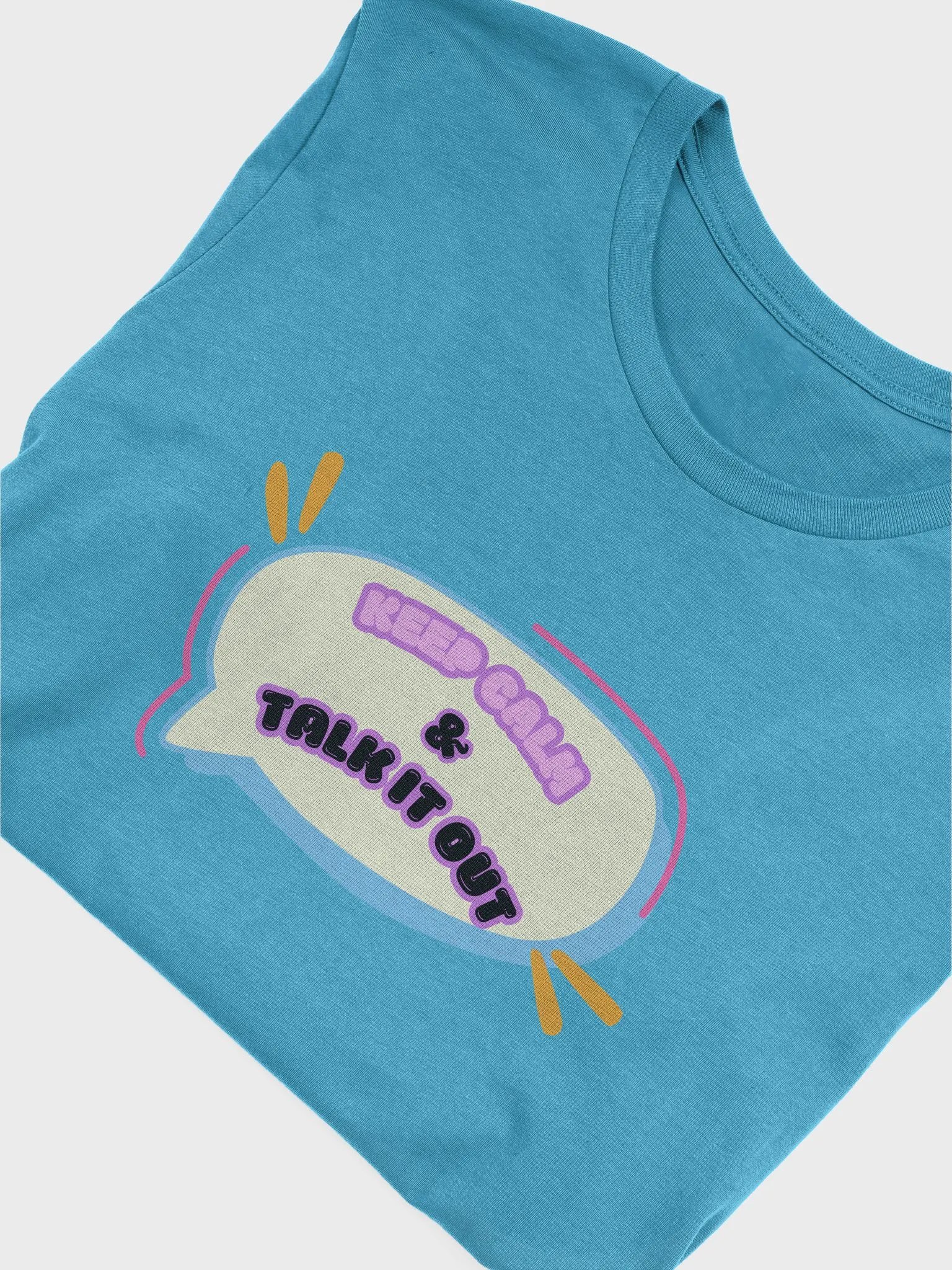 Keep Calm & Talk It Out Speech Bubble T-Shirt product image (37)