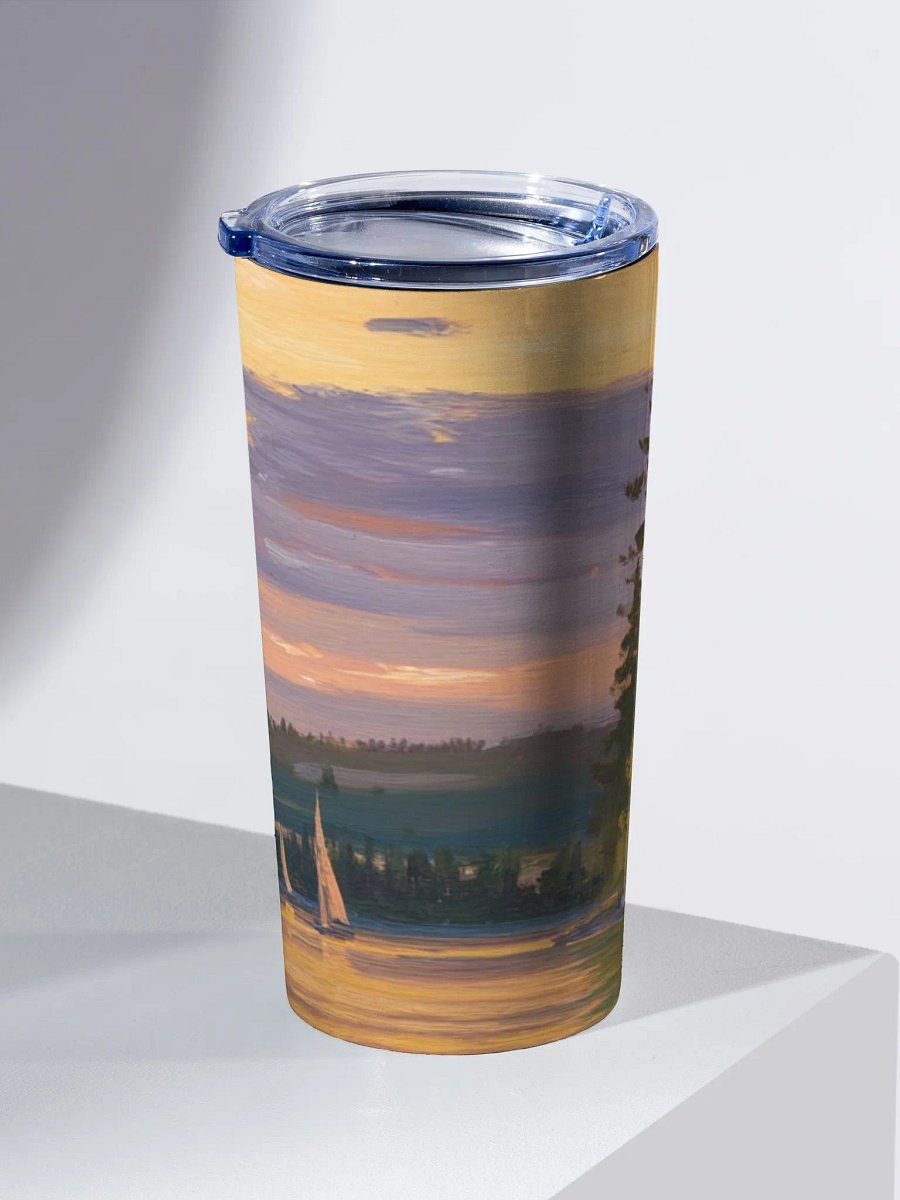 Sunset Lake Sailing, 20 oz Stainless Steel Tumbler product image (4)