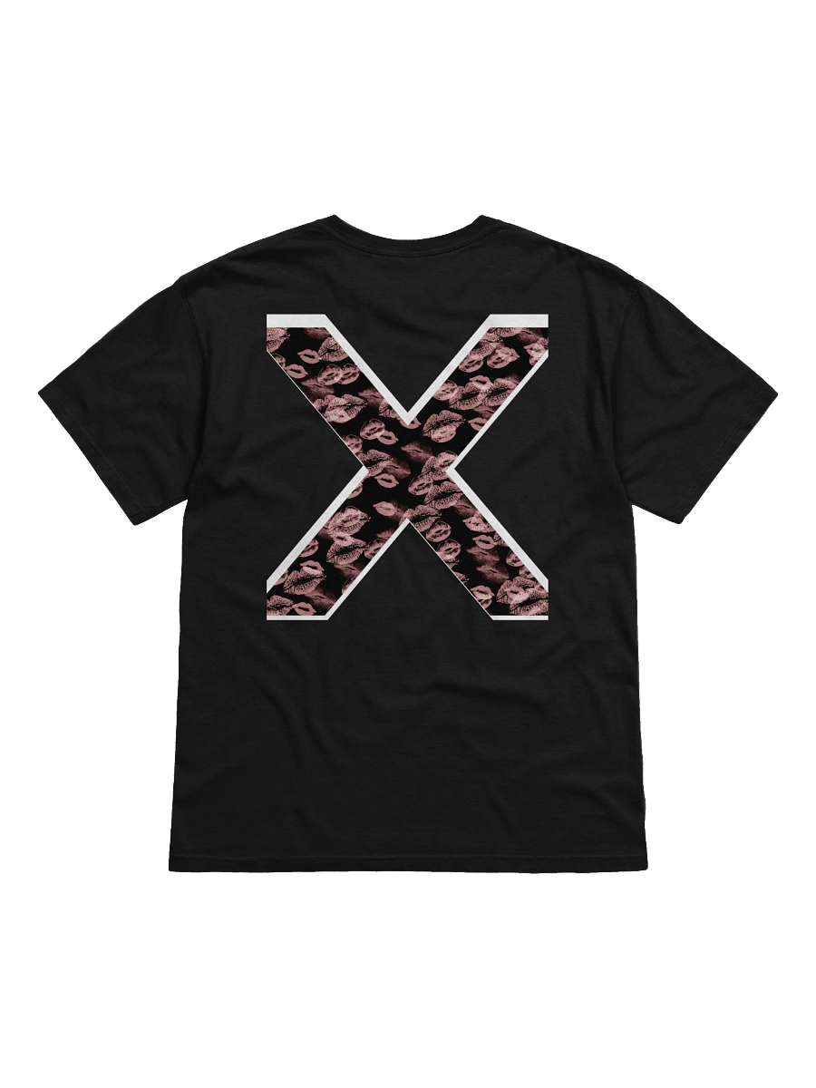 Black X Pink Lipstick Kisses | Shirt product image (1)