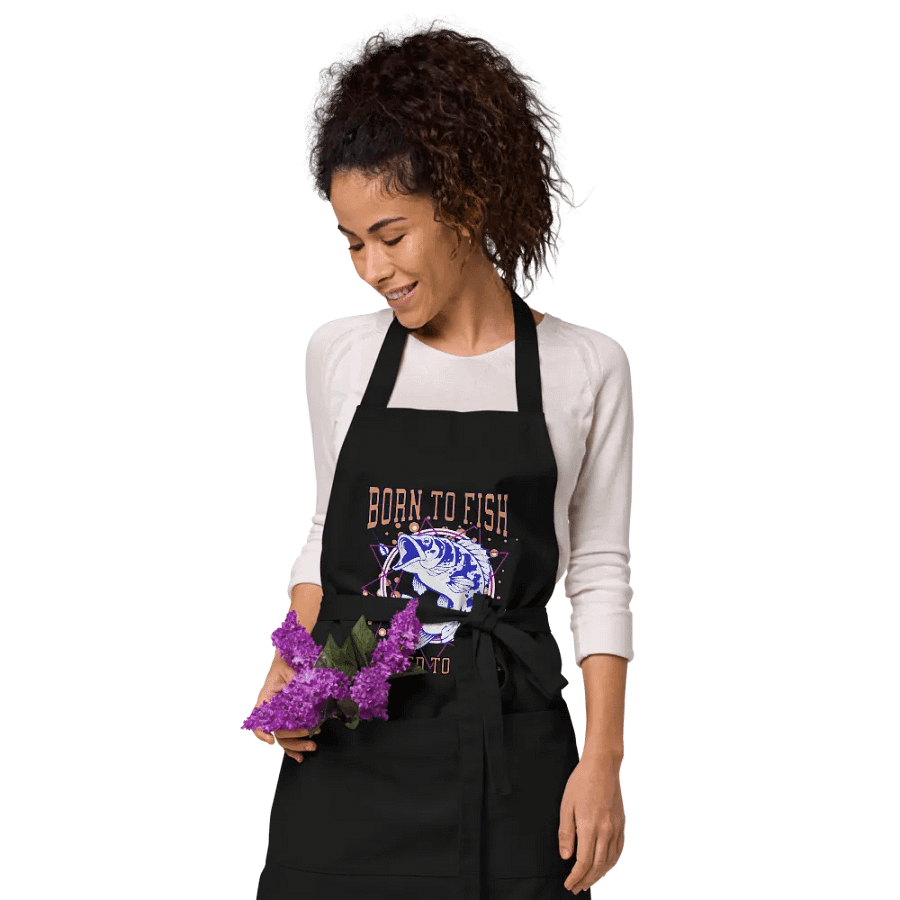 Born to Fish, Forced to Work Apron product image (9)