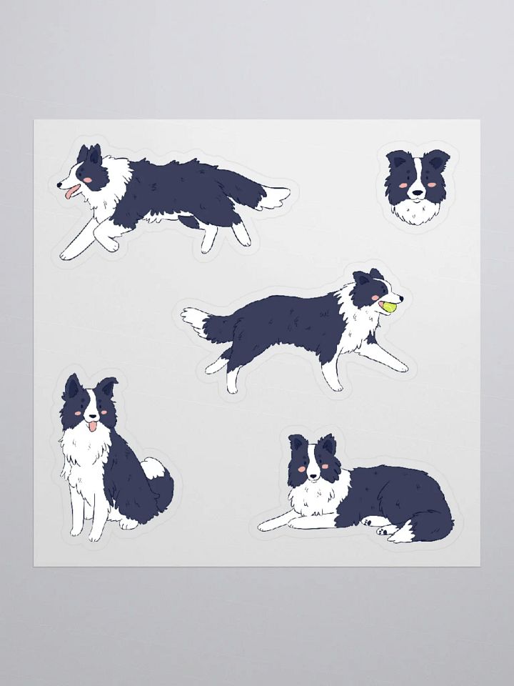 Border Collie Sticker Set product image (2)