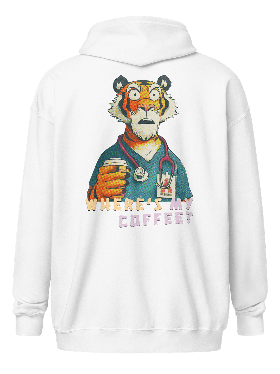 Nurse Coffee Zip Hoodie for Nursing Students product image (6)