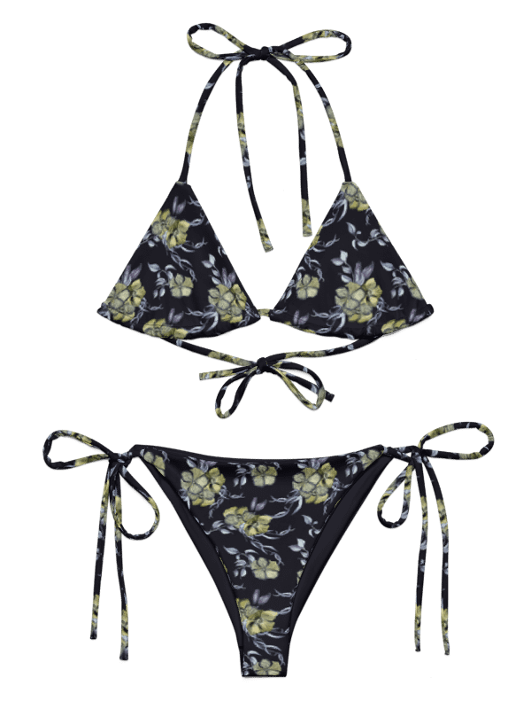 Gothic Flower | Recycled String Bikini product image (9)