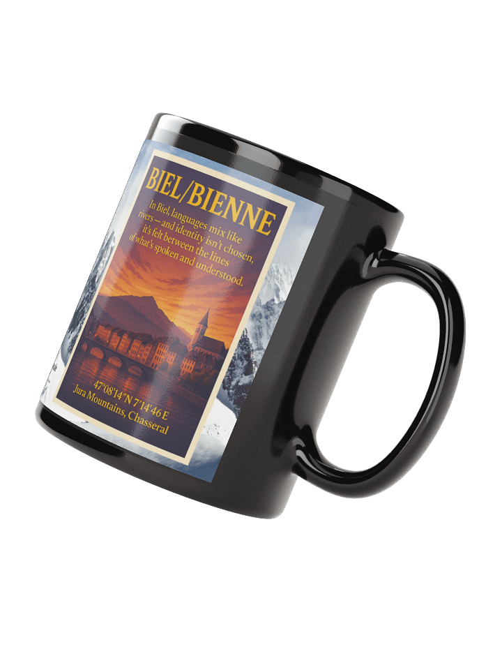 🇨🇭 Biel/Bienne Mug – Where Words Flow Like Rivers product image (2)