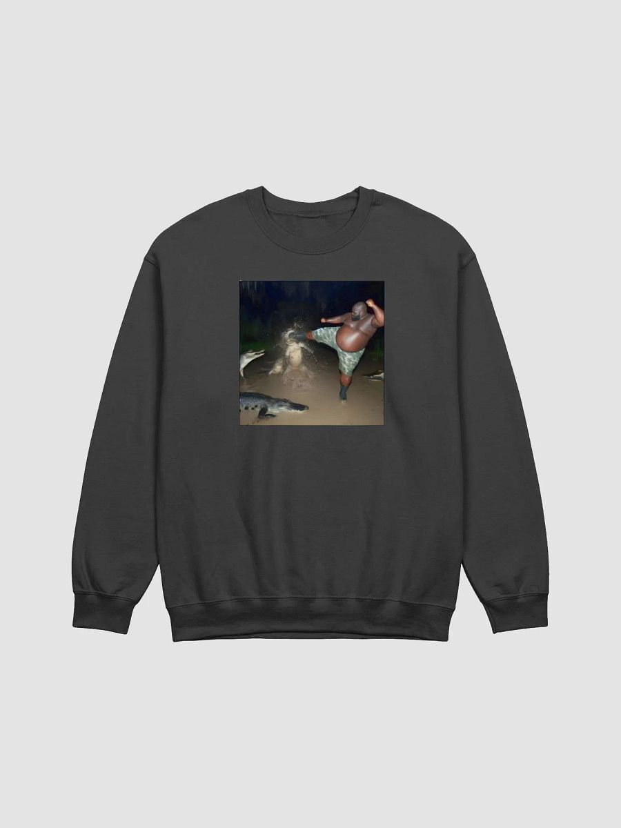 Man Kicking Alligator Sweatshirt product image (1)