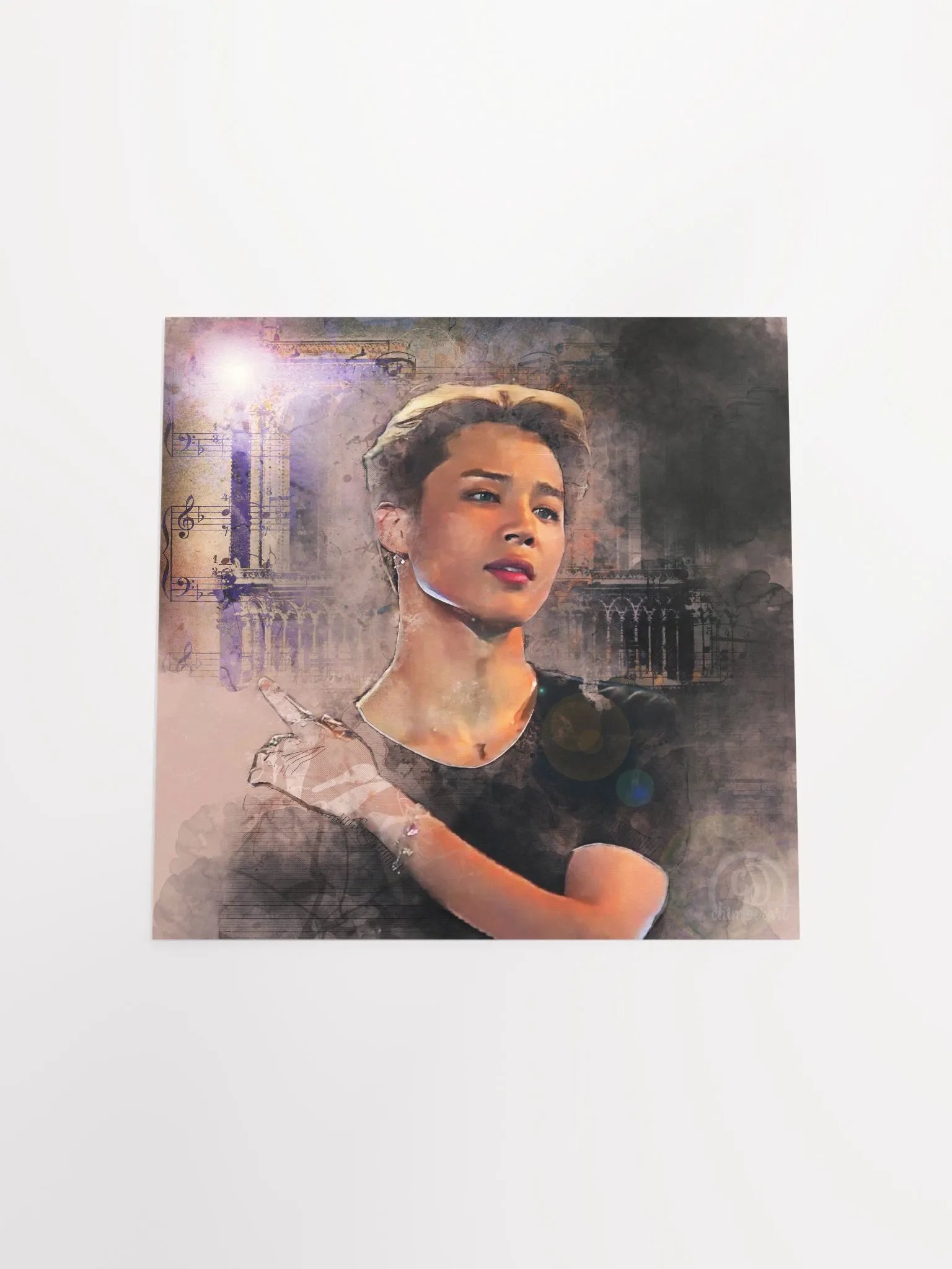 BTS - Stunning Angelic Jimin Print (Unframed) - Designed by ChimberArt product image (19)