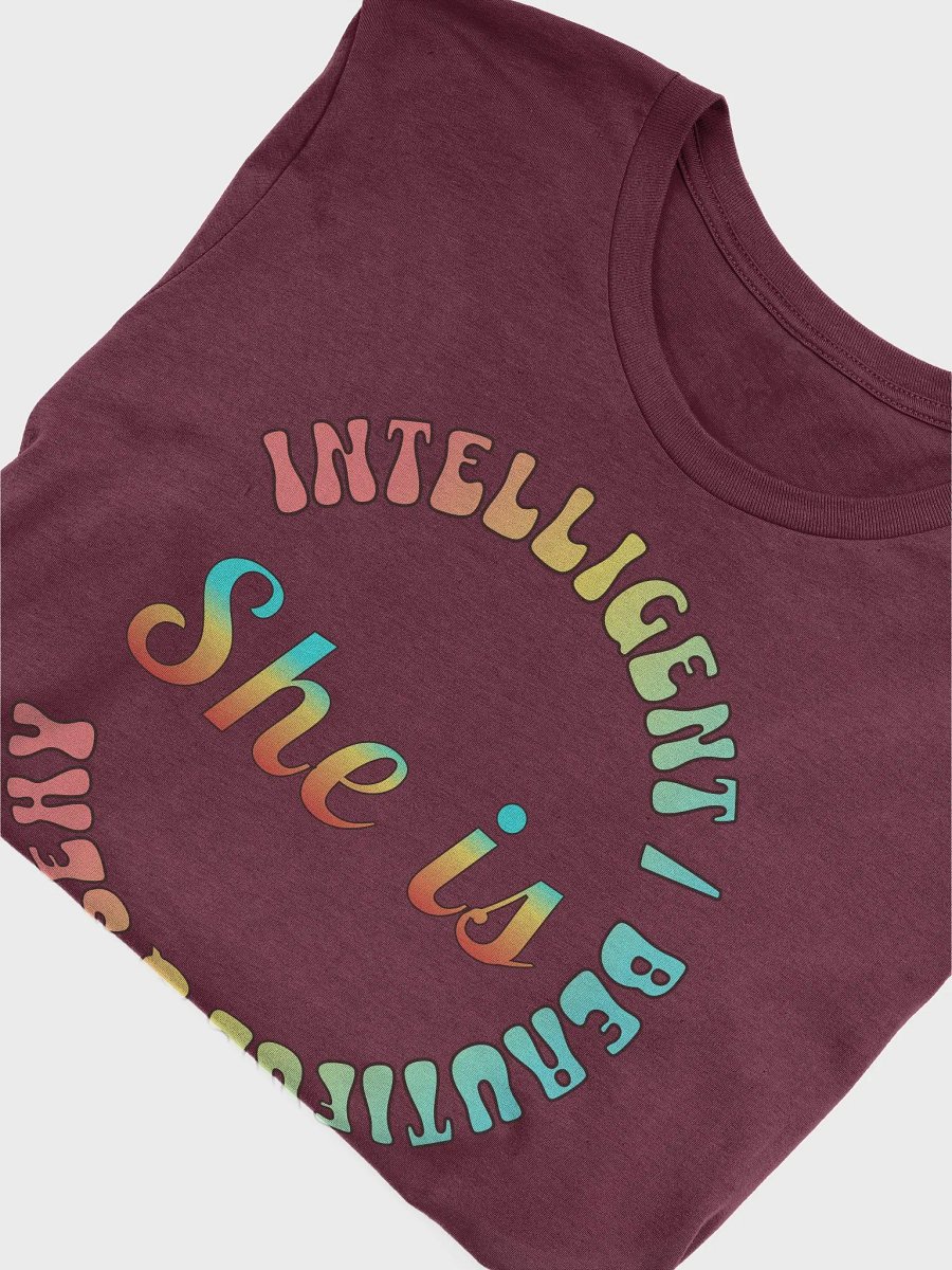 She Is Intelligent Beautiful And Sexy Empowerment Circle T-Shirt product image (3)