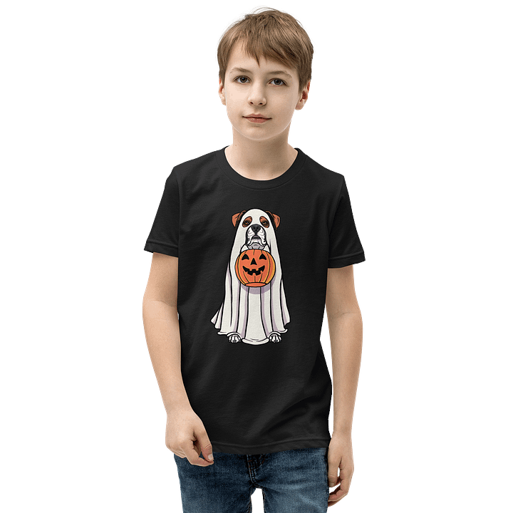 Halloween Boxer(Red) Youth T-Shirt product image (5)