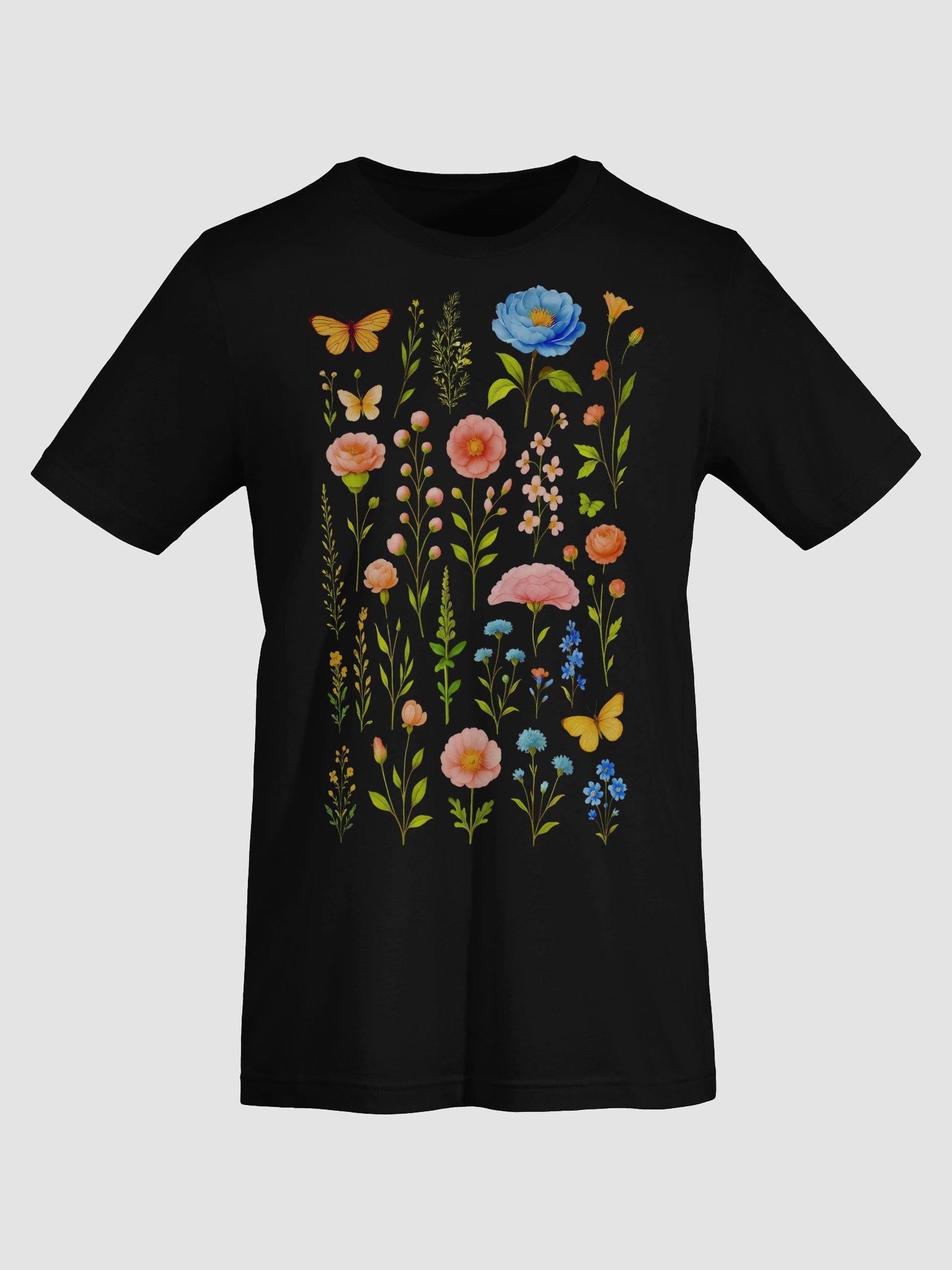 Floral Harmony Butterfly T-Shirt product image (51)
