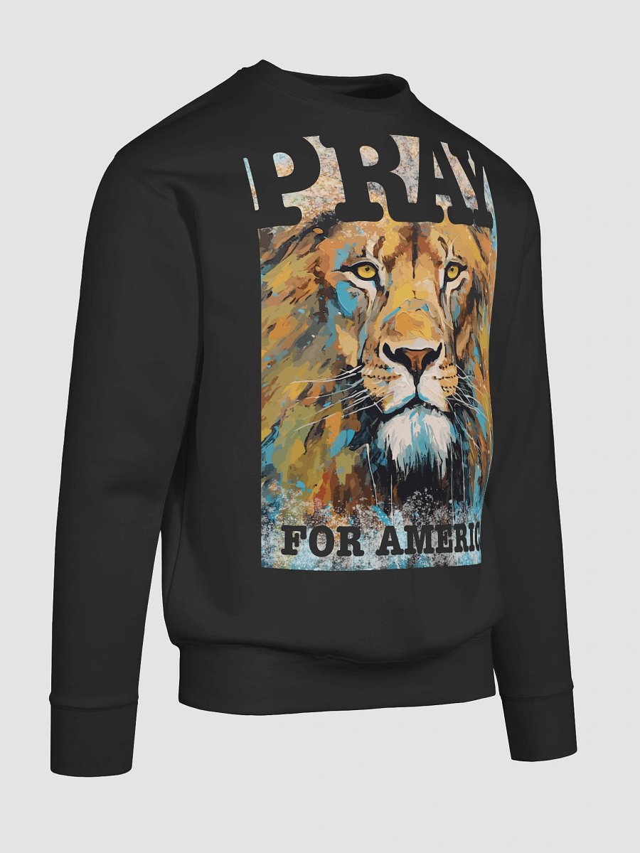 Brave Lion Pray for America Premium Sweatshirt product image (7)