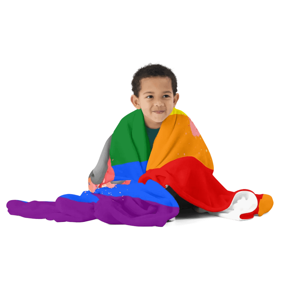 Rainbow Pride Fox Blanket (2023) product image (12)