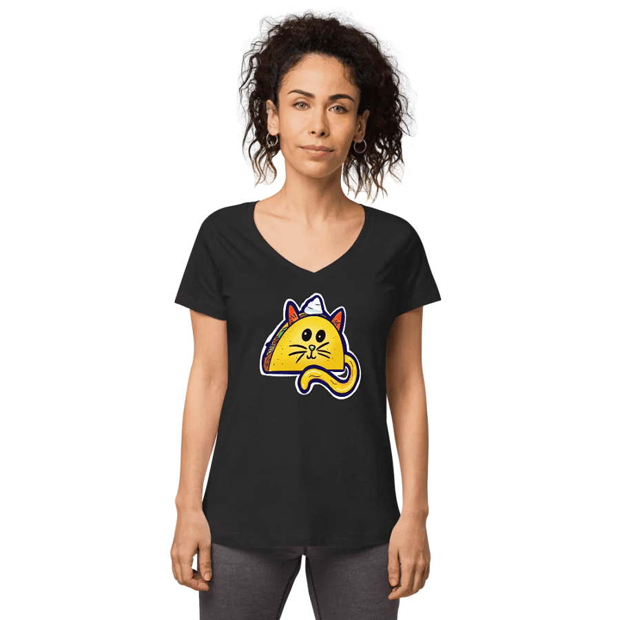 Taco Cat VNeck Tee product image (1)