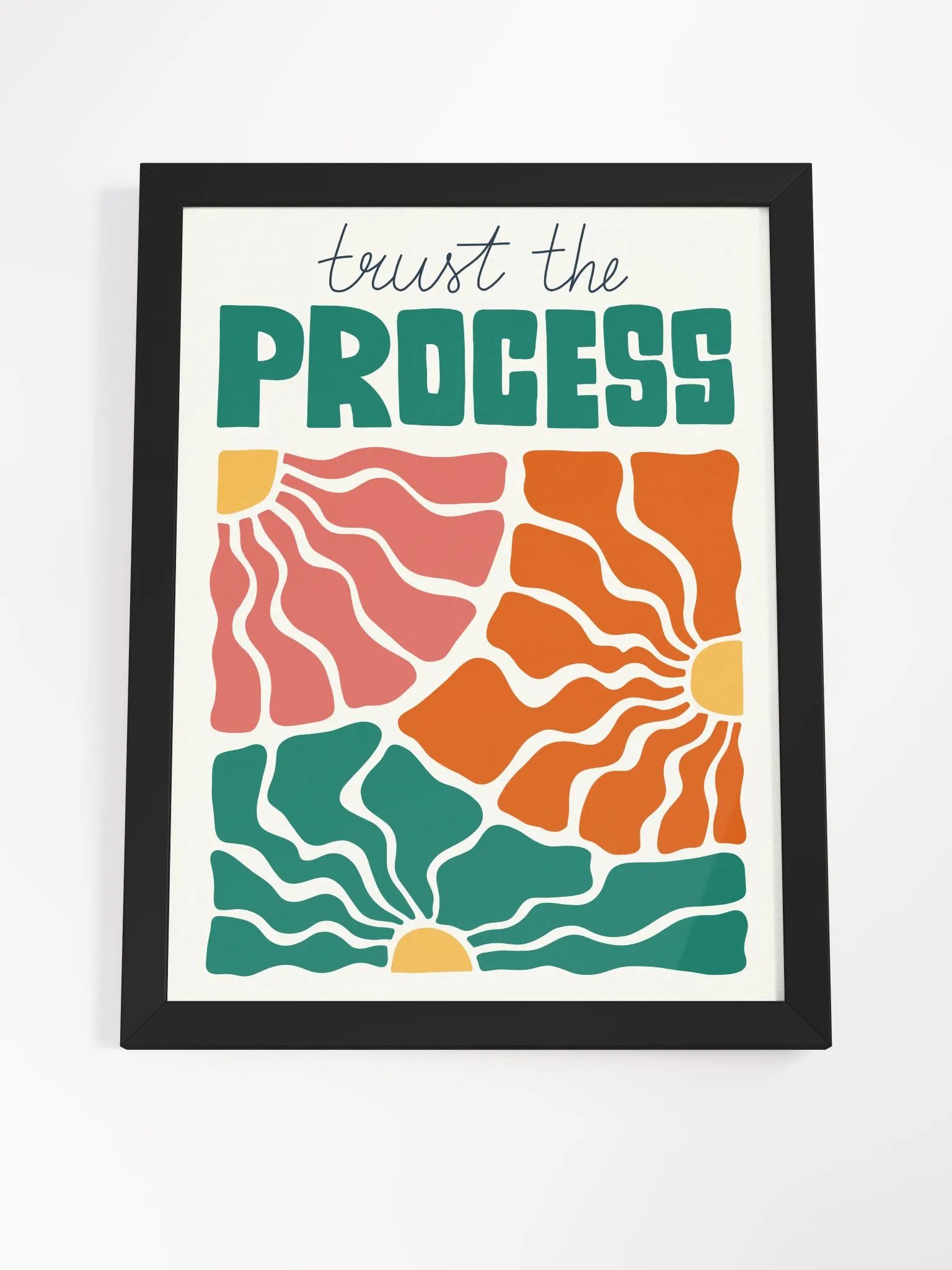 Trust the Process - Framed Poster product image (4)