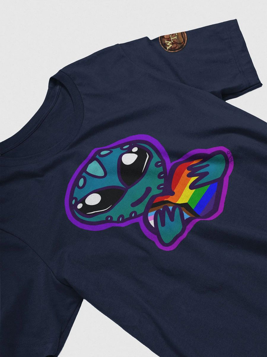 Inclusive Rainbow Pride Heart Alien T-Shirt product image (3)