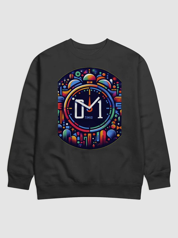 Vibrant Timepiece Graphic Sweatshirt product image (1)