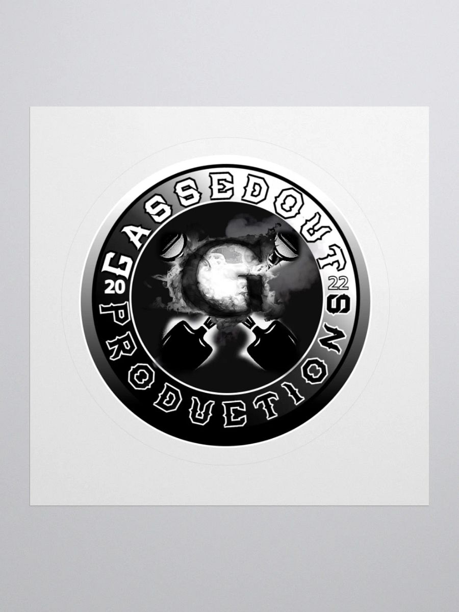 GassedOut Shovel Logo Sticker product image (1)