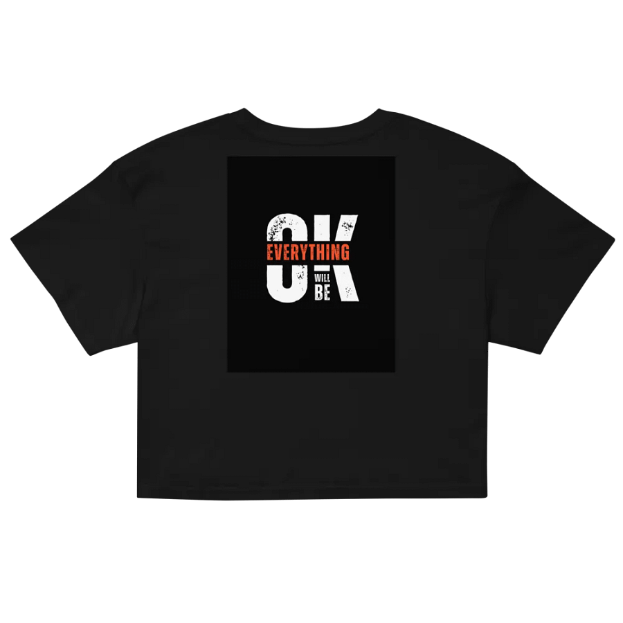 Savage Stretched Font Crop Top product image (5)