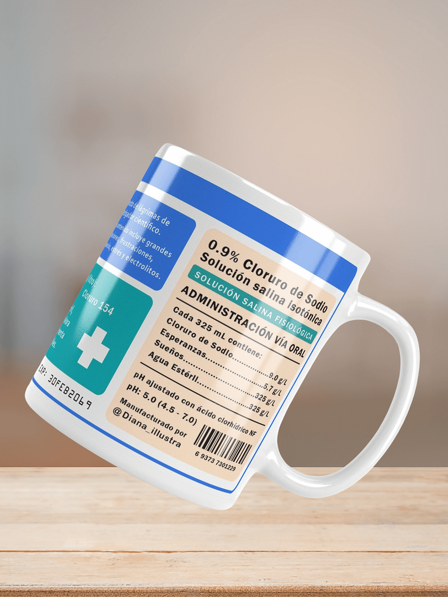 "Lágrimas de investigador científico" (SPANISH) Ceramic mug product image (8)
