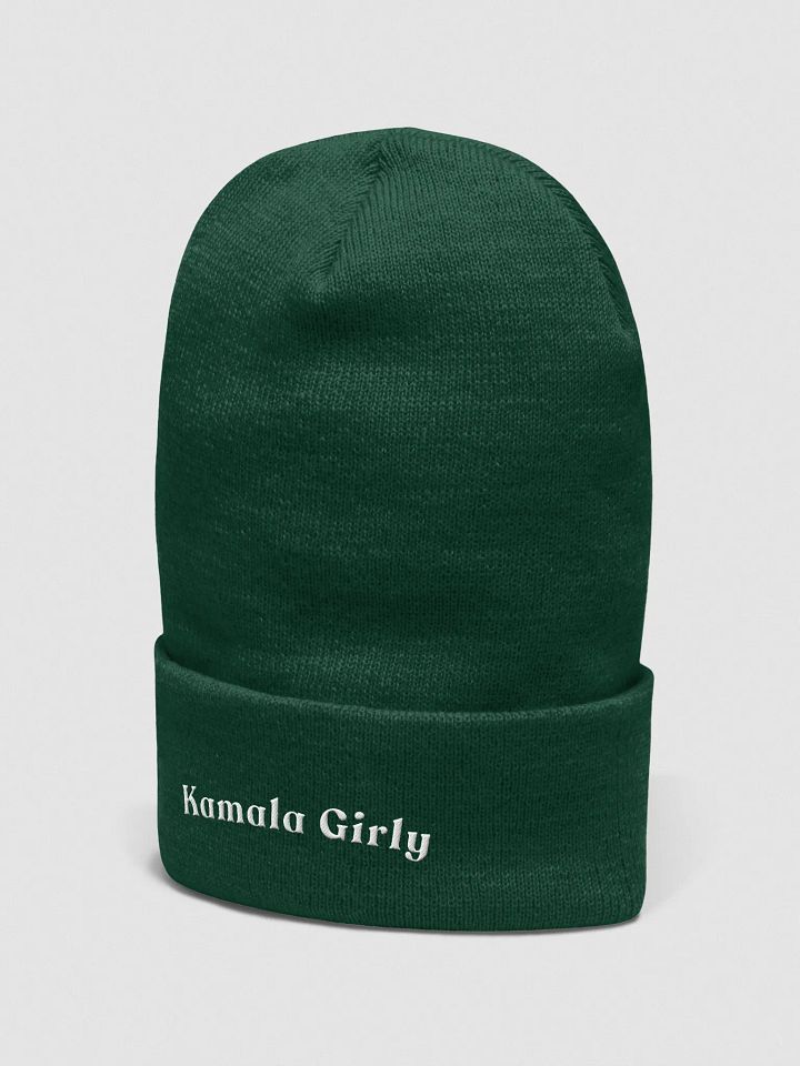 Kamala Girly Embroidered Beanie (White Font) product image (2)