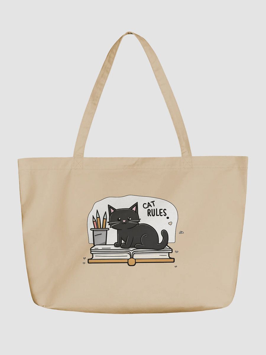 Cat Rules Eco Tote product image (2)