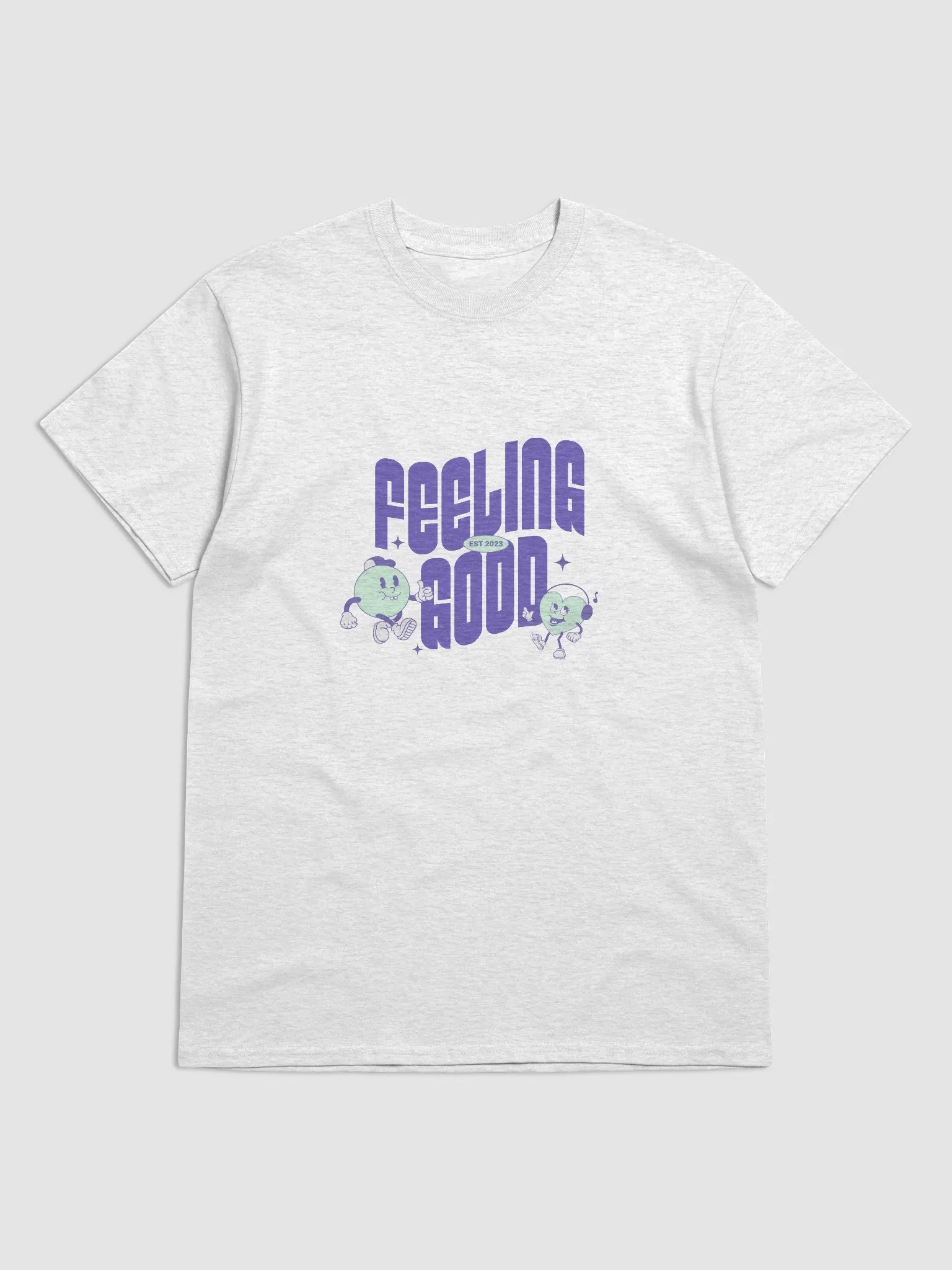 FEELING GOOD GILDAN HEAVYWEIGHT TSHIRT FOR WOMEN (AVAILABLE IN MULTIPLE COLOURS) product image (1)