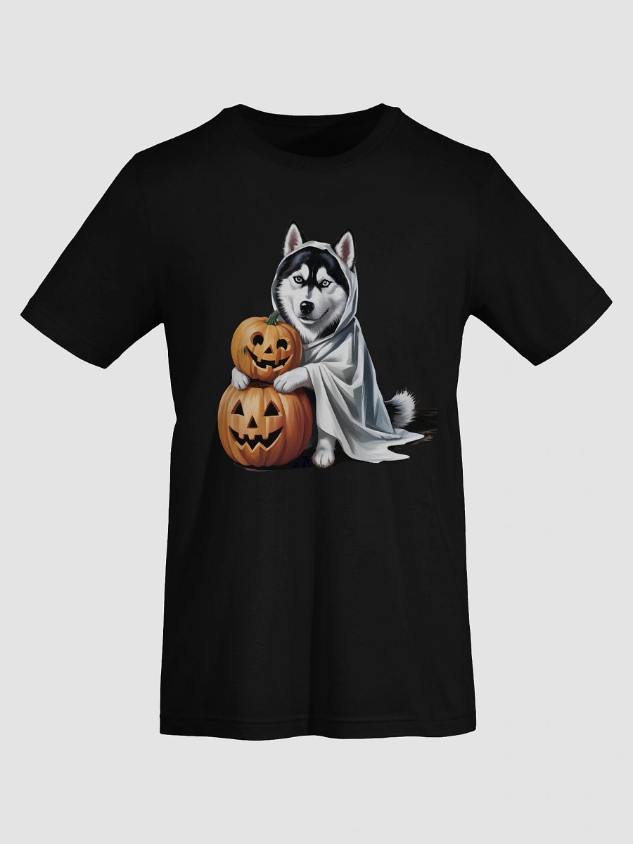 Ghostly Husky Halloween T-Shirt product image (7)