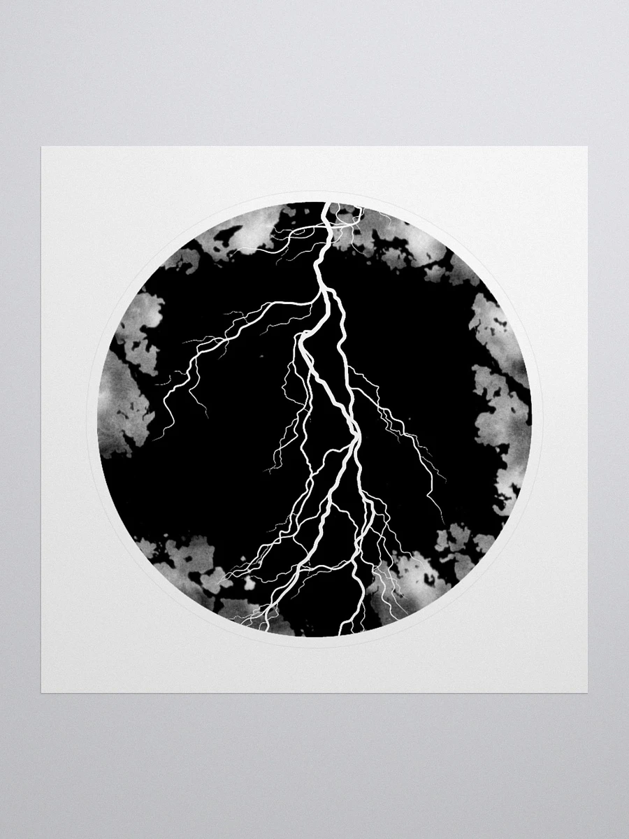 Full Moon, Lightning and Blood Sticker product image (1)