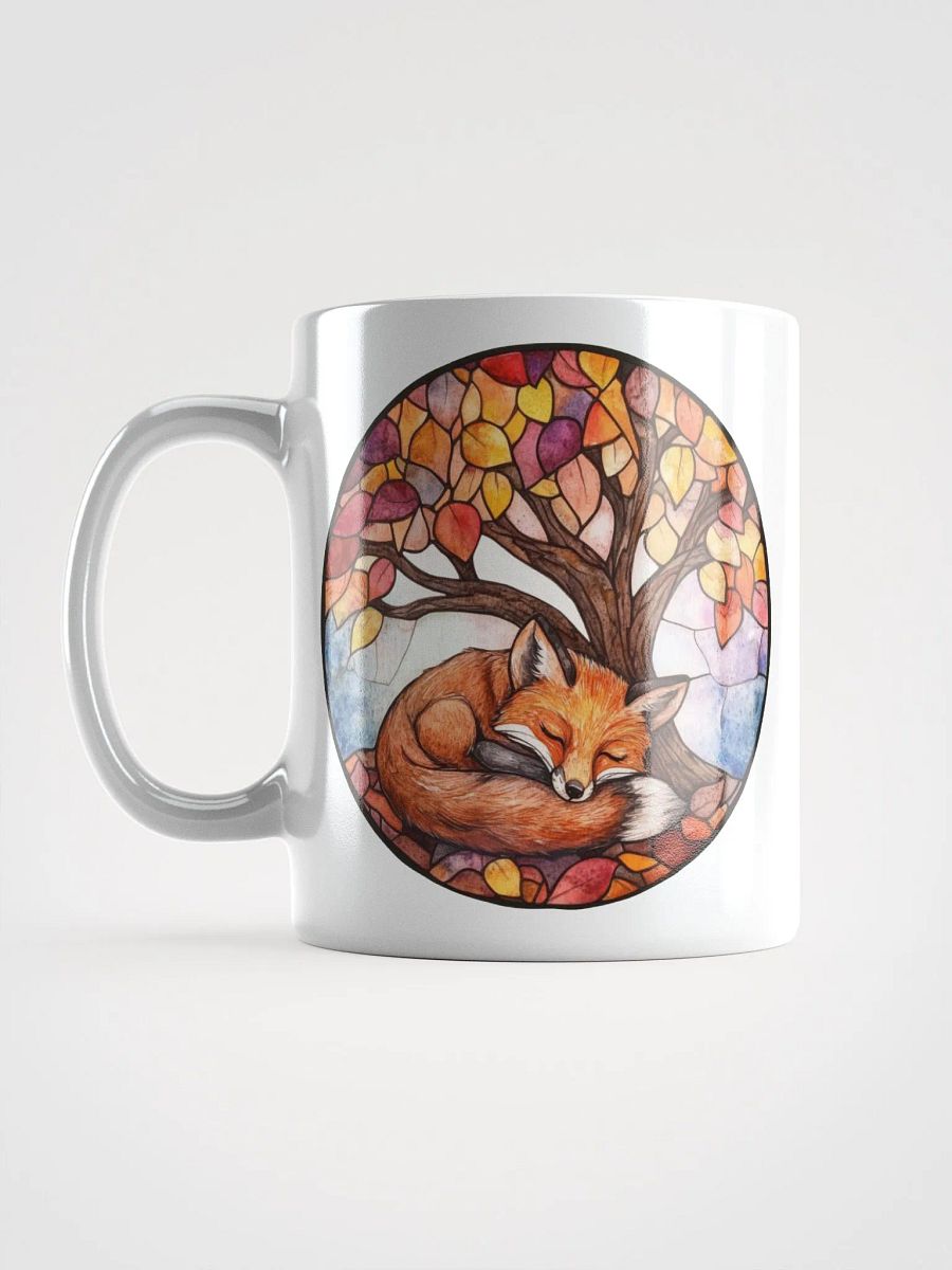 Sleeping Fox Stained Glass Mug product image (16)