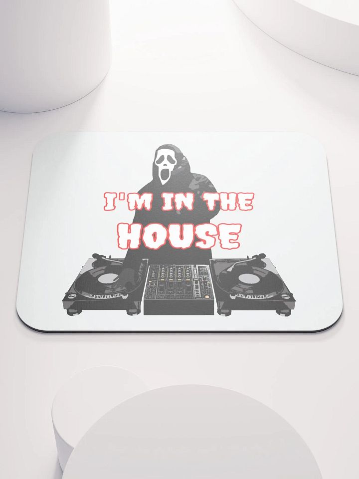 Ghostface in the house Classic Mouse Pad product image (1)