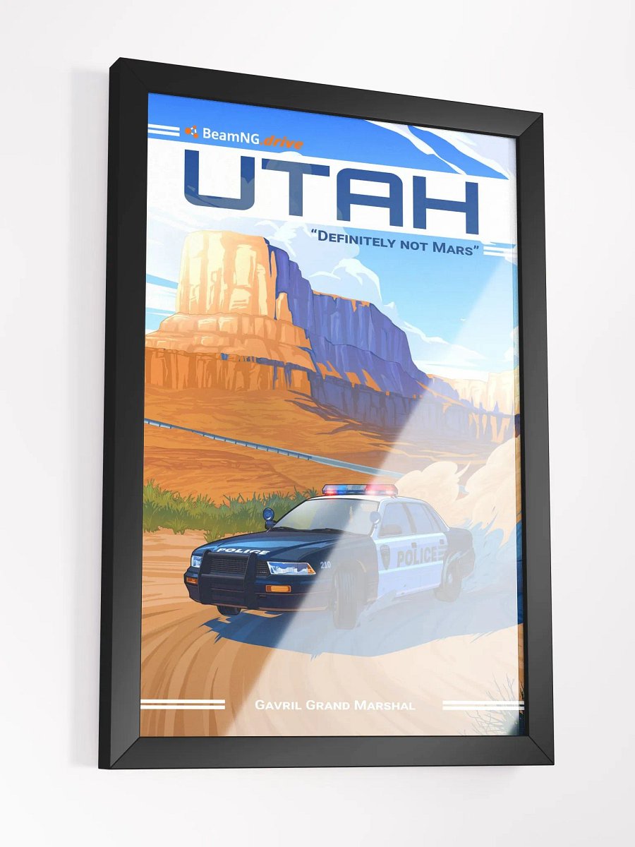 Framed Poster: Utah product image (3)