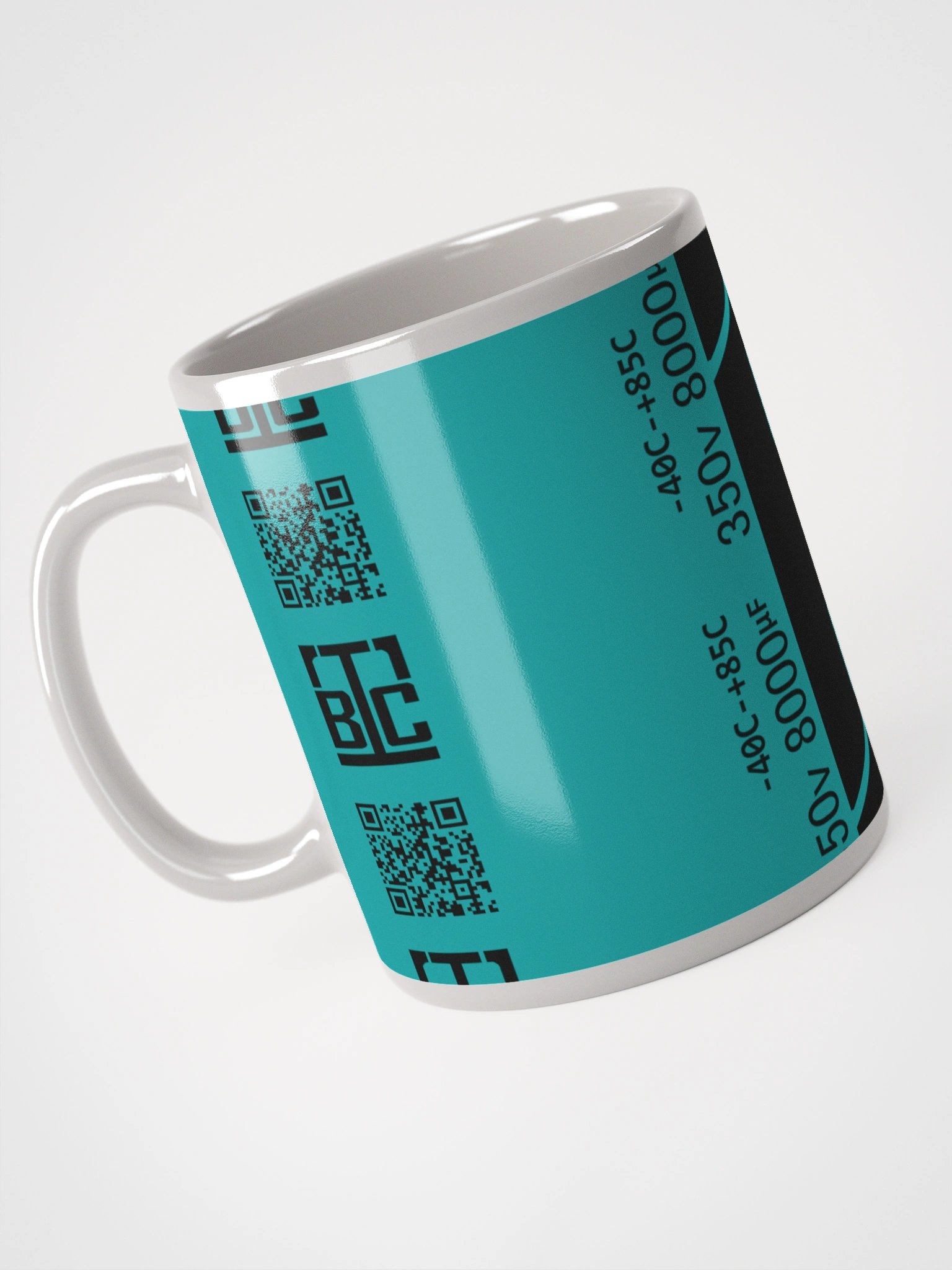 Capacitor Glossy Mug - GREEN product image (4)