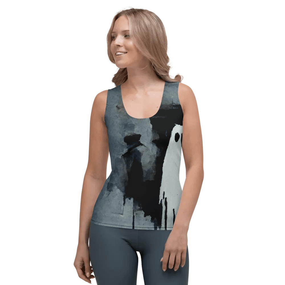 Ghostly Cityscape Women's Tank Top product image (1)