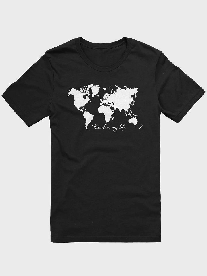Travel Is My Life Map T-Shirt product image (6)