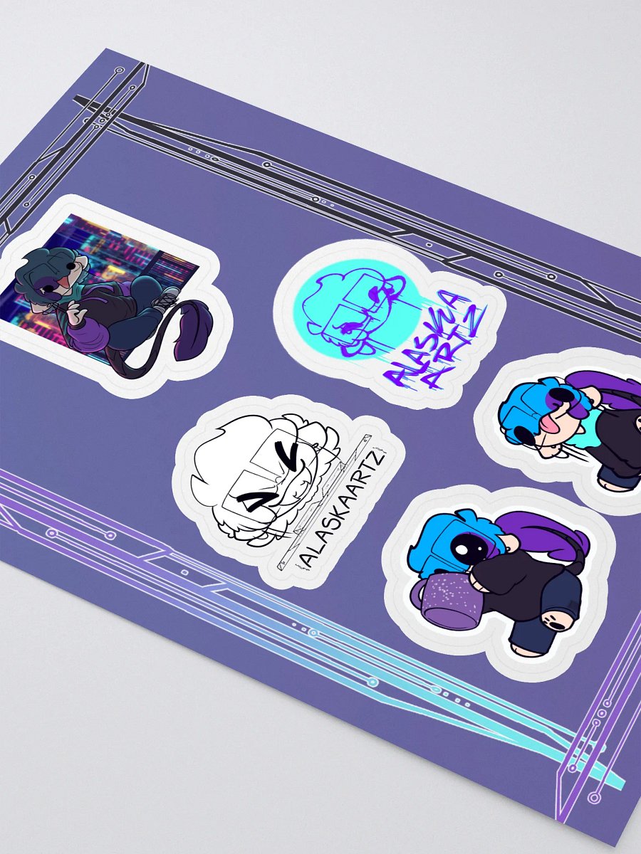 Alaskaartz sticker sheet product image (2)