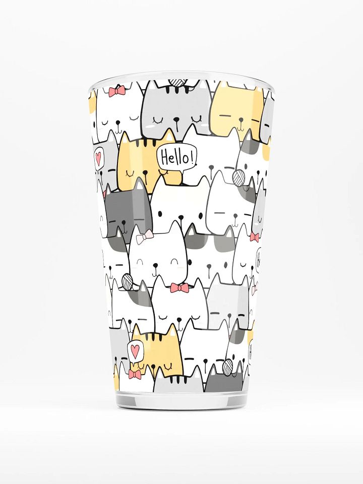 Hello Kitty Cat Party Pint Glass product image (1)