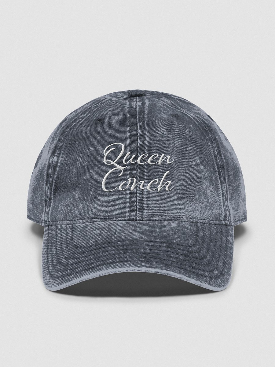 Key West Queen Conch Embroidered Vintage Wash Denim Dad Hat product image (1)