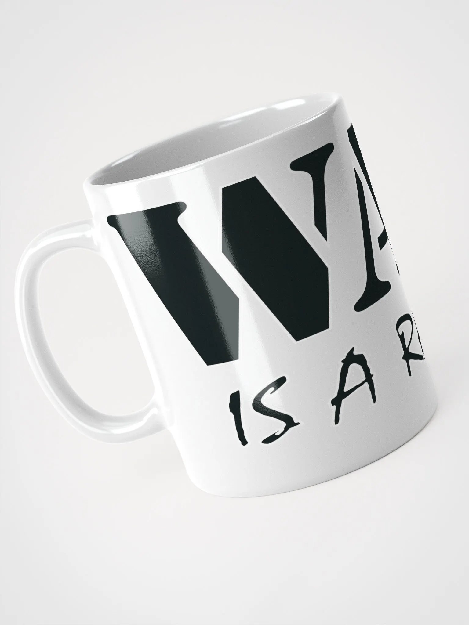 War Is A Racket - White Glossy Mug product image (4)