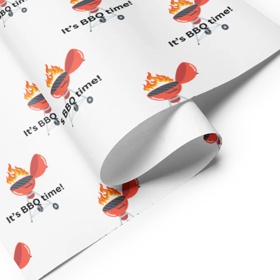 It's BBQ time Wrapping Paper product image (7)