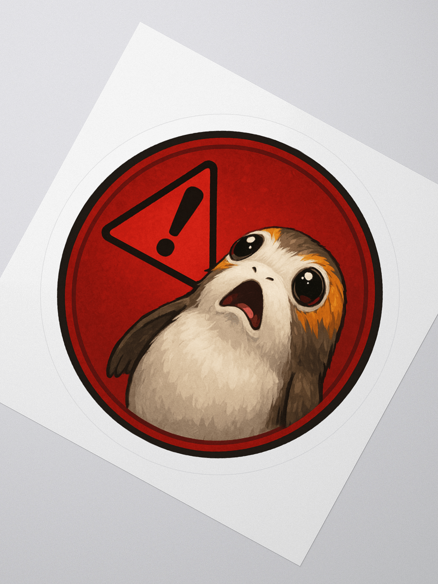 Porg Alert Sticker product image (2)