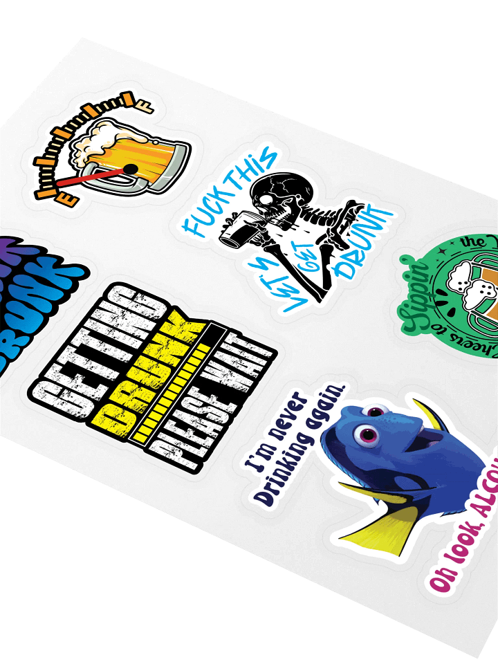Drinking Sticker Pack product image (2)
