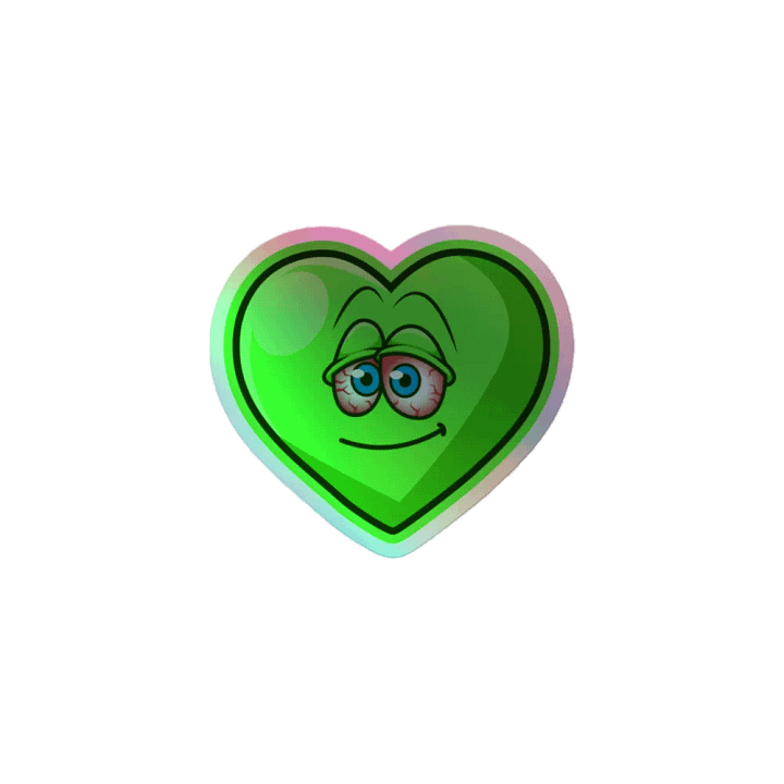 High Heart Holographic Sticker product image (1)
