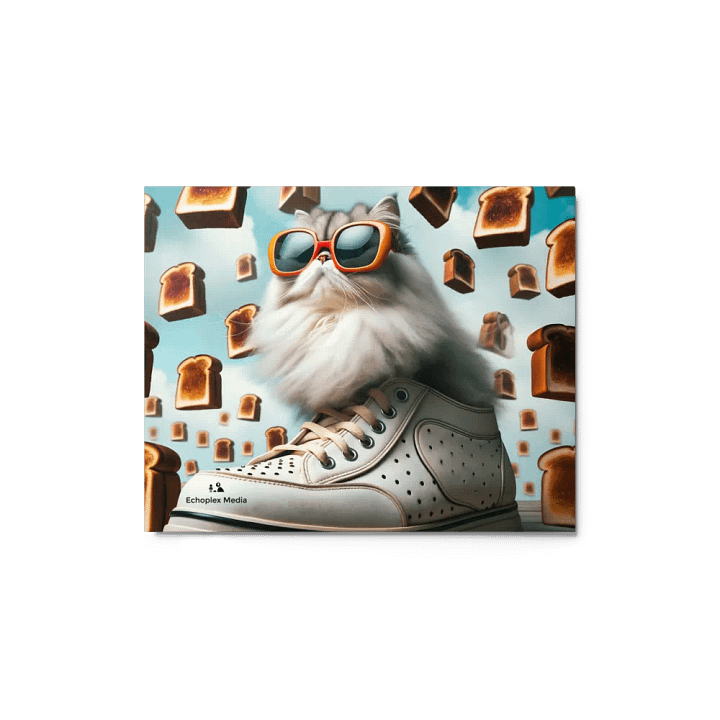 Toast Cat #1 Metal Poster product image (1)