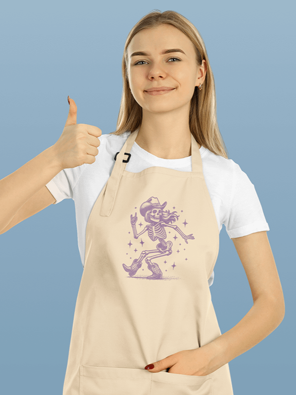 Cowgirl Shakin' Bones Cotton Twill Apron product image (1)