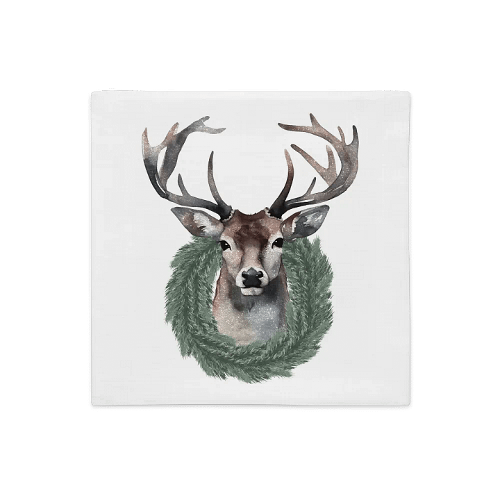 Wreathed Deer All-Over Print Pillow Case product image (1)