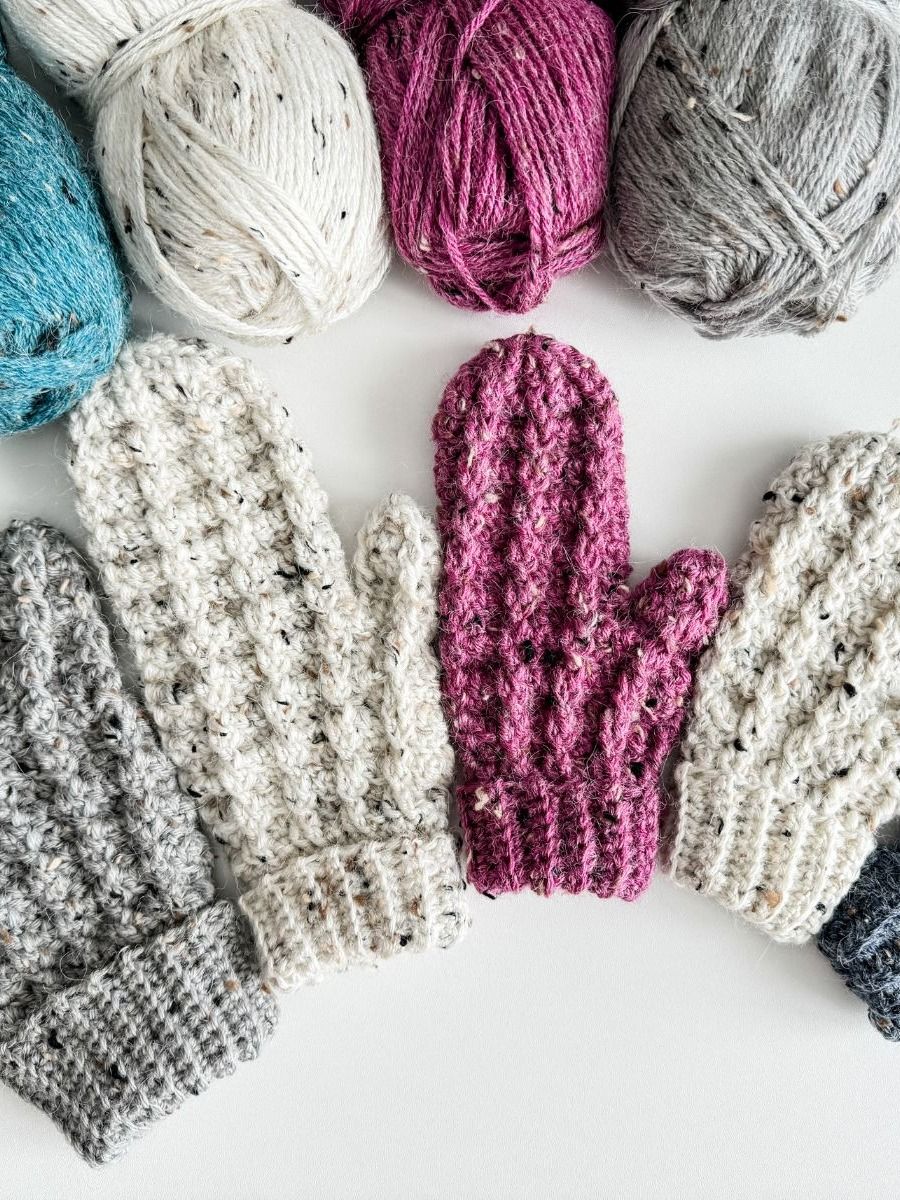 Winter Wonder Cable Mittens Crochet Pattern product image (3)