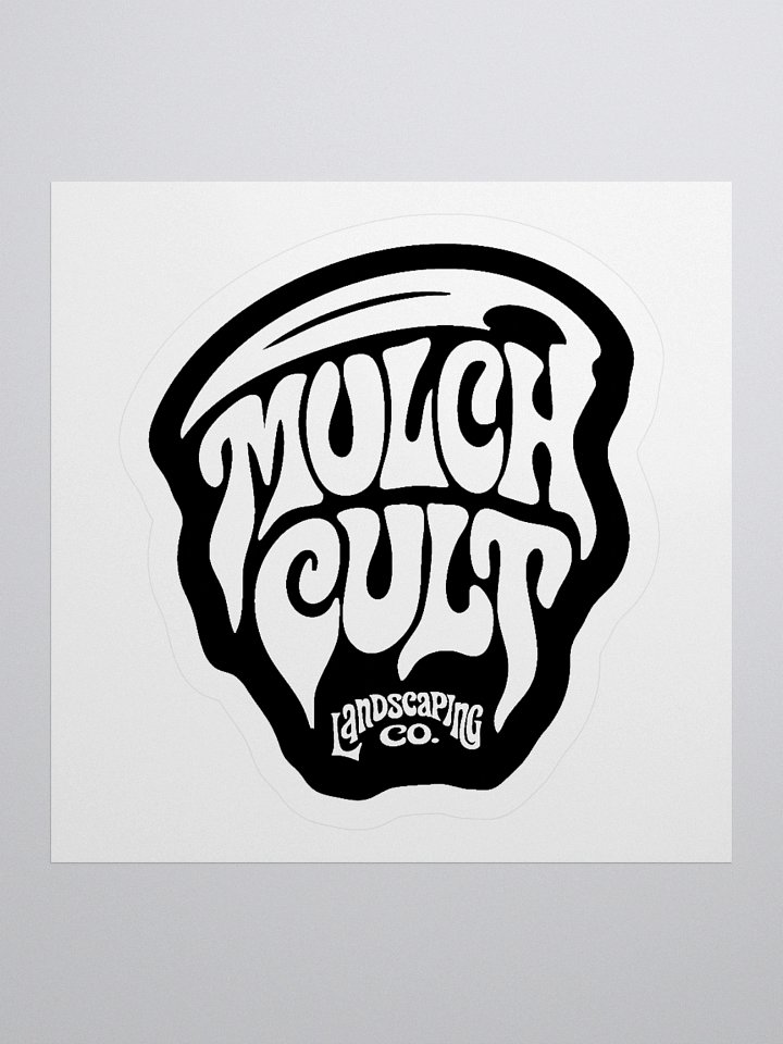Mulch Cult Landscaping Company Logo Sticker product image (1)