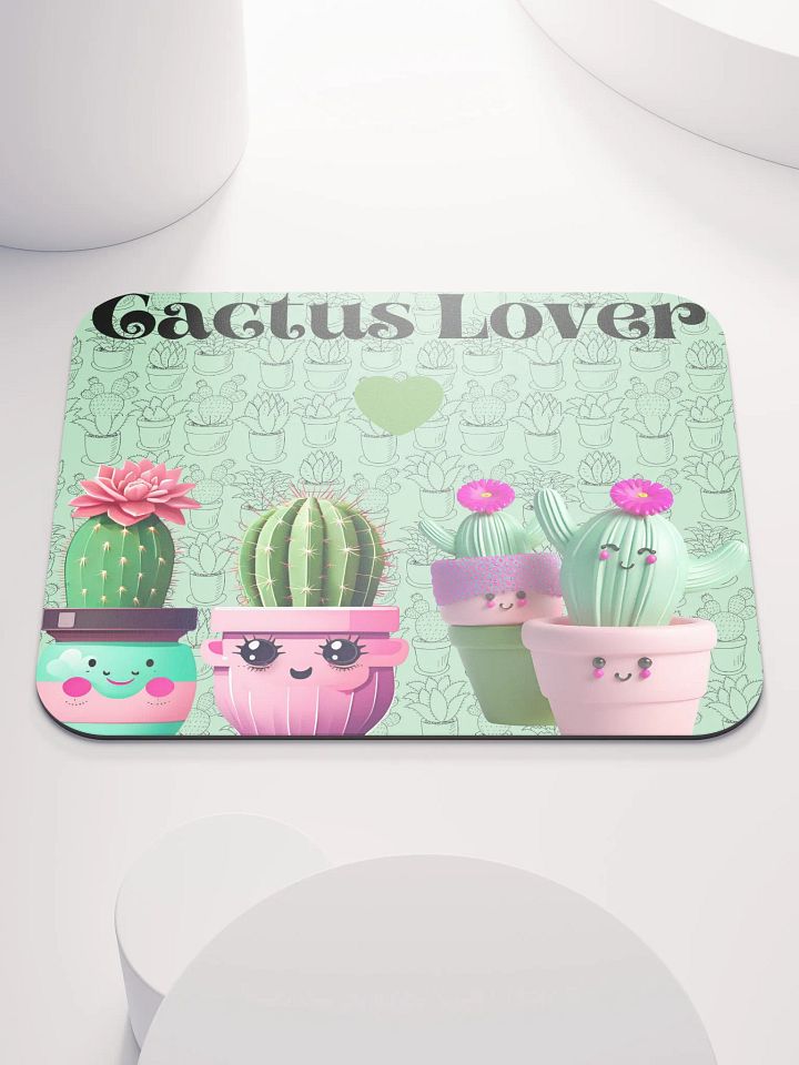 Cheerful Cactus Mouse Pad product image (1)