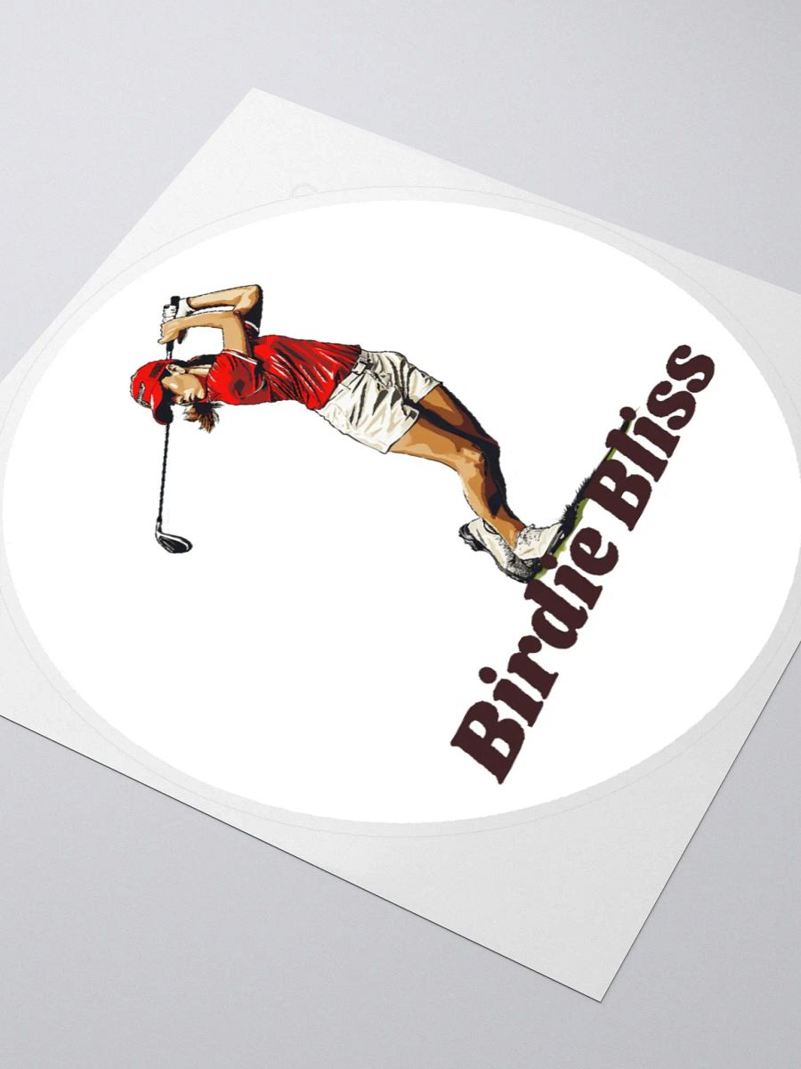 Female golf sticker product image (3)