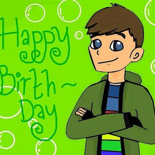 Thanks so much for all the wonderful birthday wishes everyone! Amazing art by @sparkzburst new video Thursday