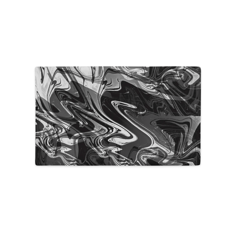 Flowing Monochrome Dreams Pillow Case product image (8)
